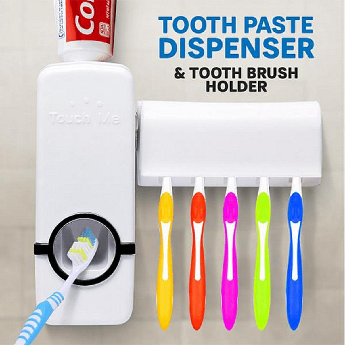 Distributeur de dentifrice-pose brosse
