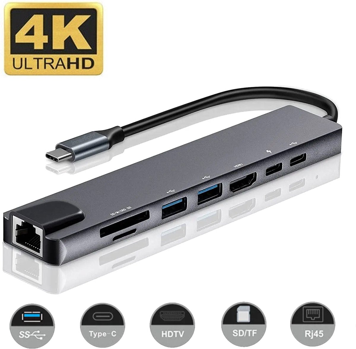 Multiports 8-en-1 USB-C HDTV