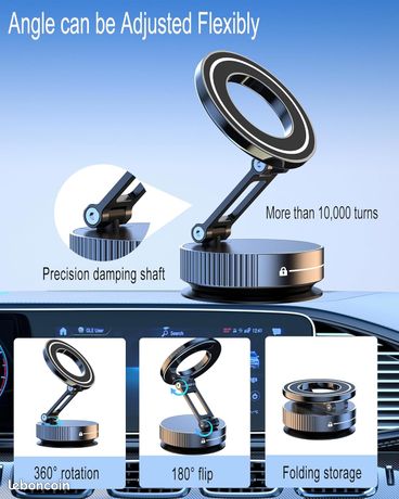 Support Magnétique 360° pour Téléphone